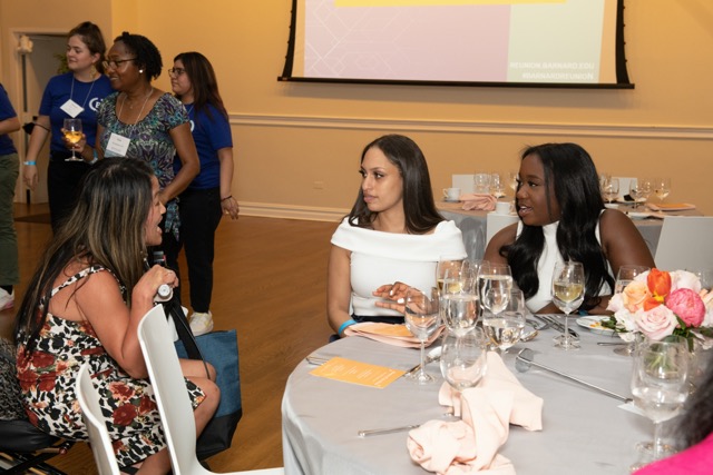 2022 barnard reunion alumnae of color dinner 95